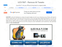 Tablet Screenshot of ilexrat.com